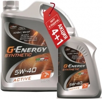 Масло моторное G-ENERGY Synthetic Active 5W-40