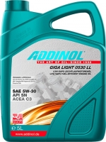 Масло моторное ADDINOL Giga Light MV 0530 LL 5W-30